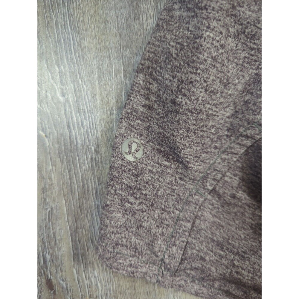 Lululemon Run Times Shorts 4" Womens Size 4 Gray Black Lined Running Athleisure - Picture 9 of 15